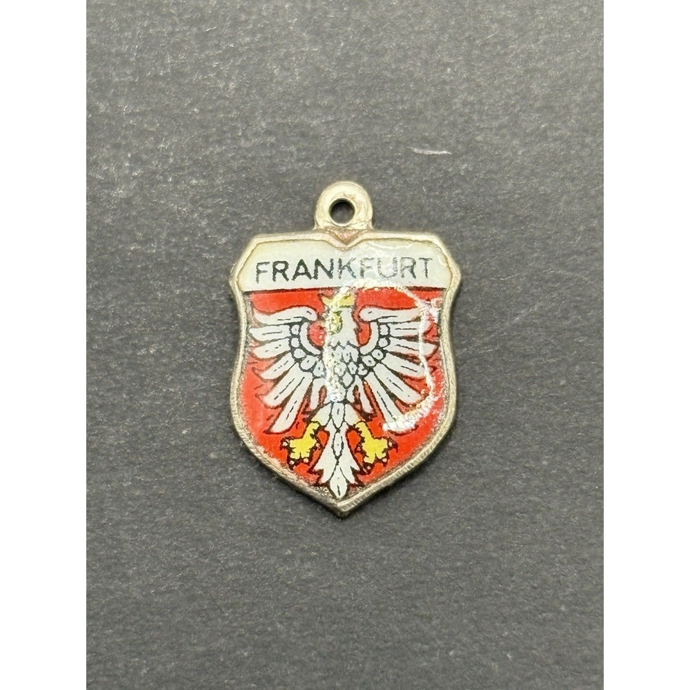 Vintage 800 Silver Frankfurt Germany Charm G9
